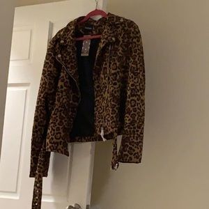 Cheetah print jacket